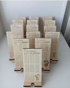 imagem do arquivo vetor para download Suporte de Telefone Gravado em Madeira