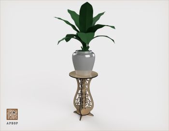 imagem do arquivo vetor para download Suporte para Vaso de Flores