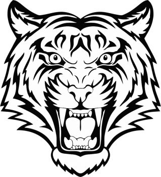 imagem do arquivo vetor para download Cabeça de Tigre