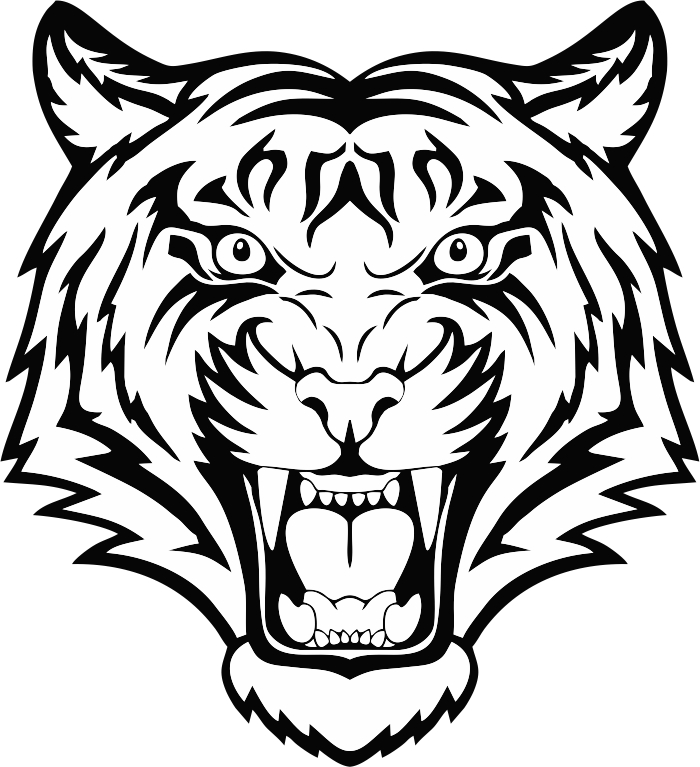 imagem do arquivo vetor para download Cabeça de Tigre