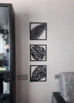 imagem do arquivo vetor para download Painel decorativo Folhas