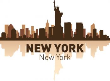 imagem do arquivo vetor para download Silhueta cidade de New York