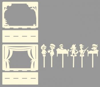 imagem do arquivo vetor para download Teatro Infantil