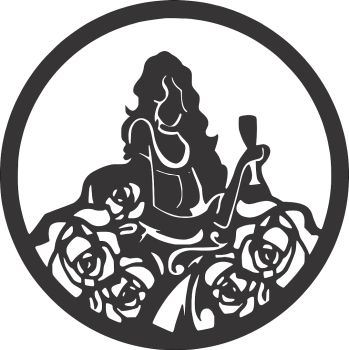 imagem do arquivo vetor para download Mandala Orixá - Pomba Gira