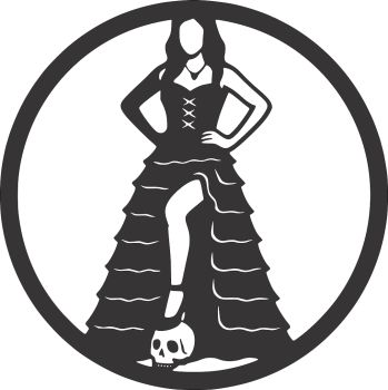 imagem do arquivo vetor para download Mandala Orixá - Pomba Gira - Dama da Noite