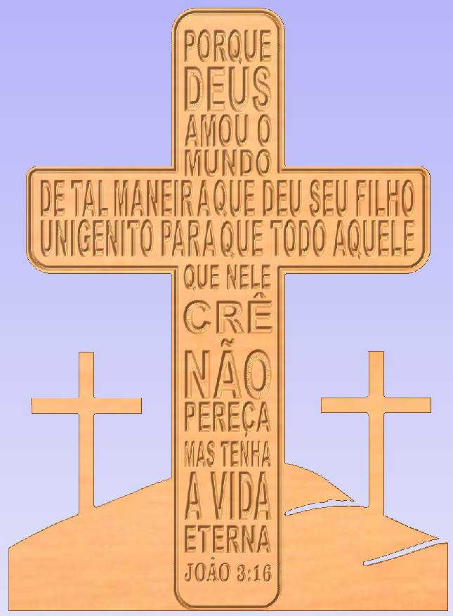 imagem do arquivo vetor para download Vercículo João 3:16 em forma de cruz