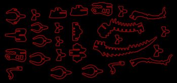imagem do arquivo vetor para download MAQUETE T-REX