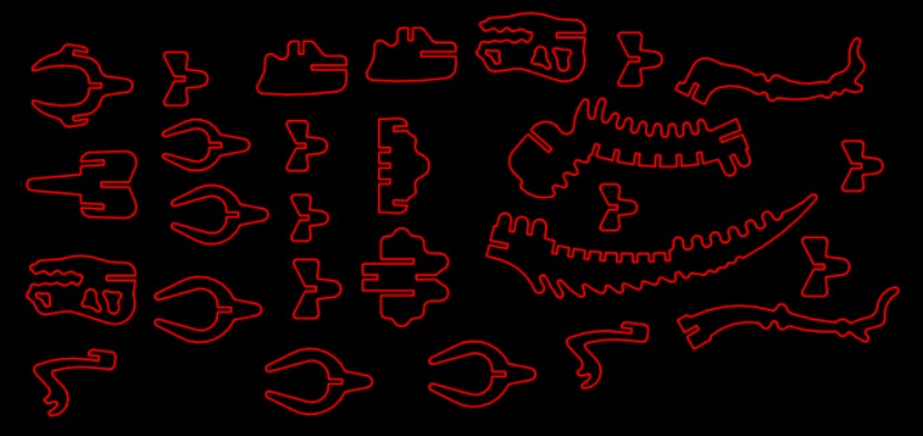 imagem do arquivo vetor para download MAQUETE T-REX 