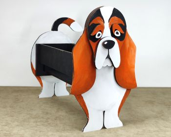 imagem do arquivo vetor para download Caixa Cão Basset Hound