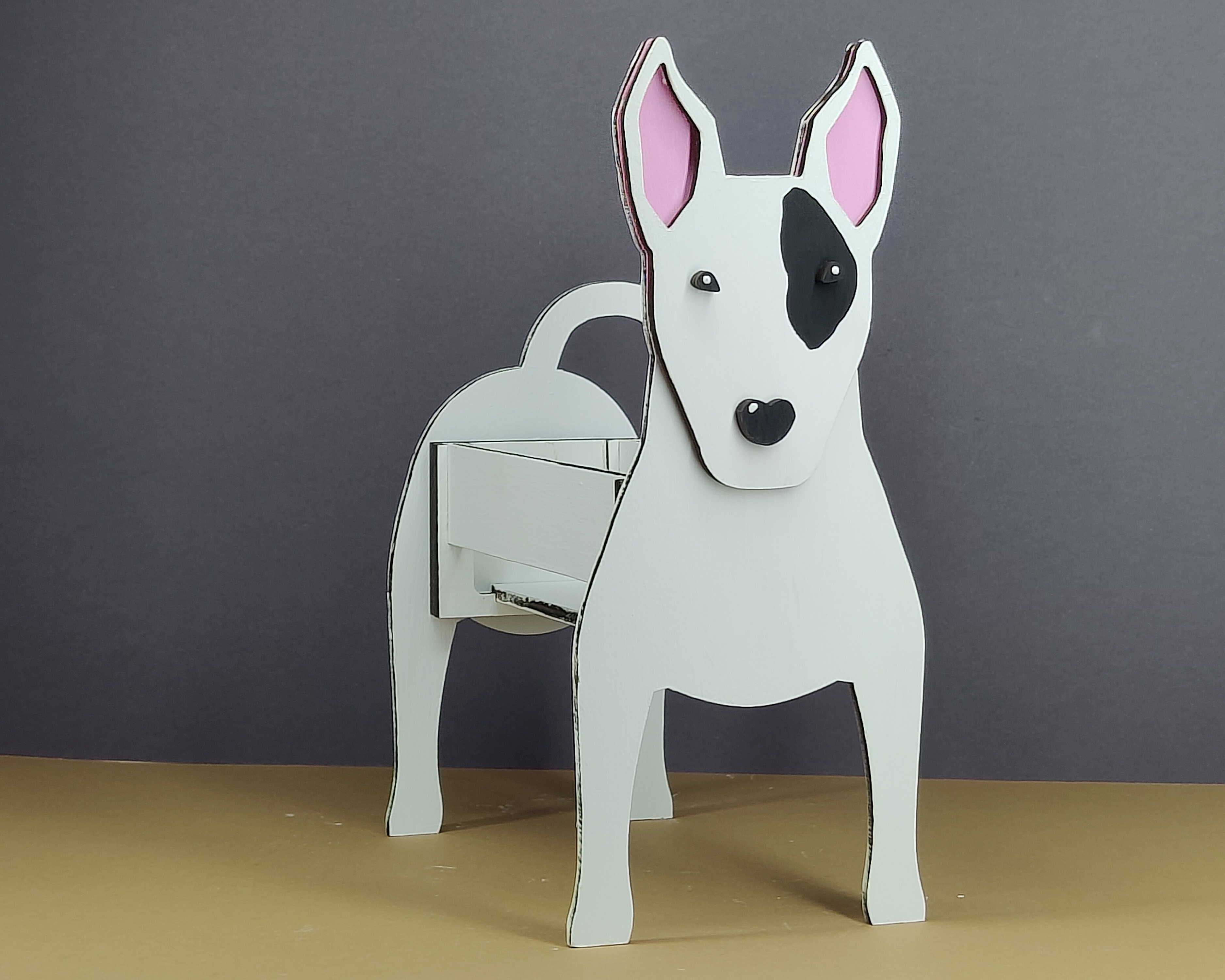 imagem do arquivo vetor para download Caixa Cão Bull Terrier