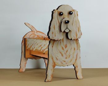imagem do arquivo vetor para download Caixa Cão Cocker spaniel inglês
