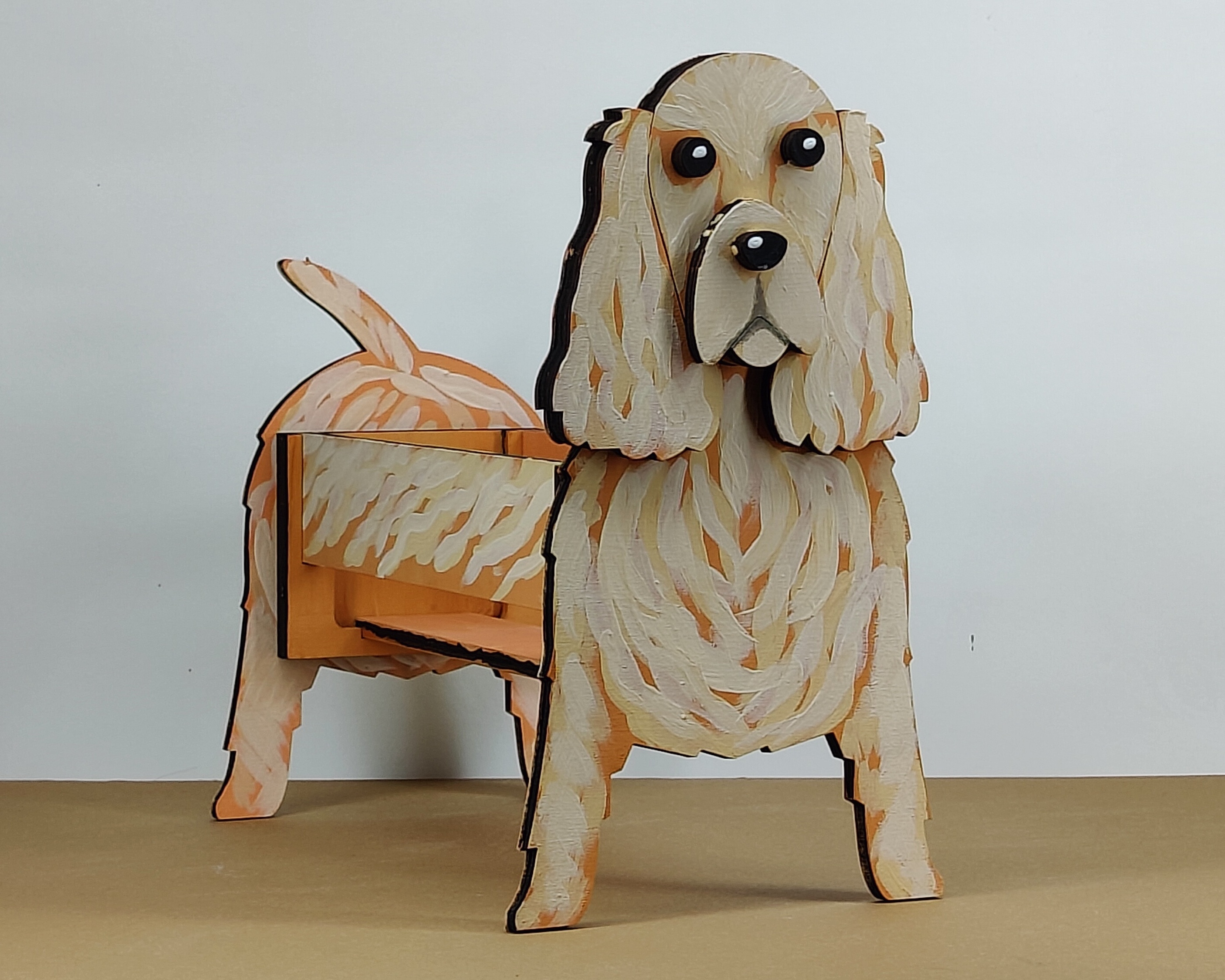 imagem do arquivo vetor para download Caixa Cão Cocker spaniel inglês