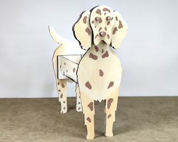 imagem do arquivo vetor para download Caixa Cão English Setter