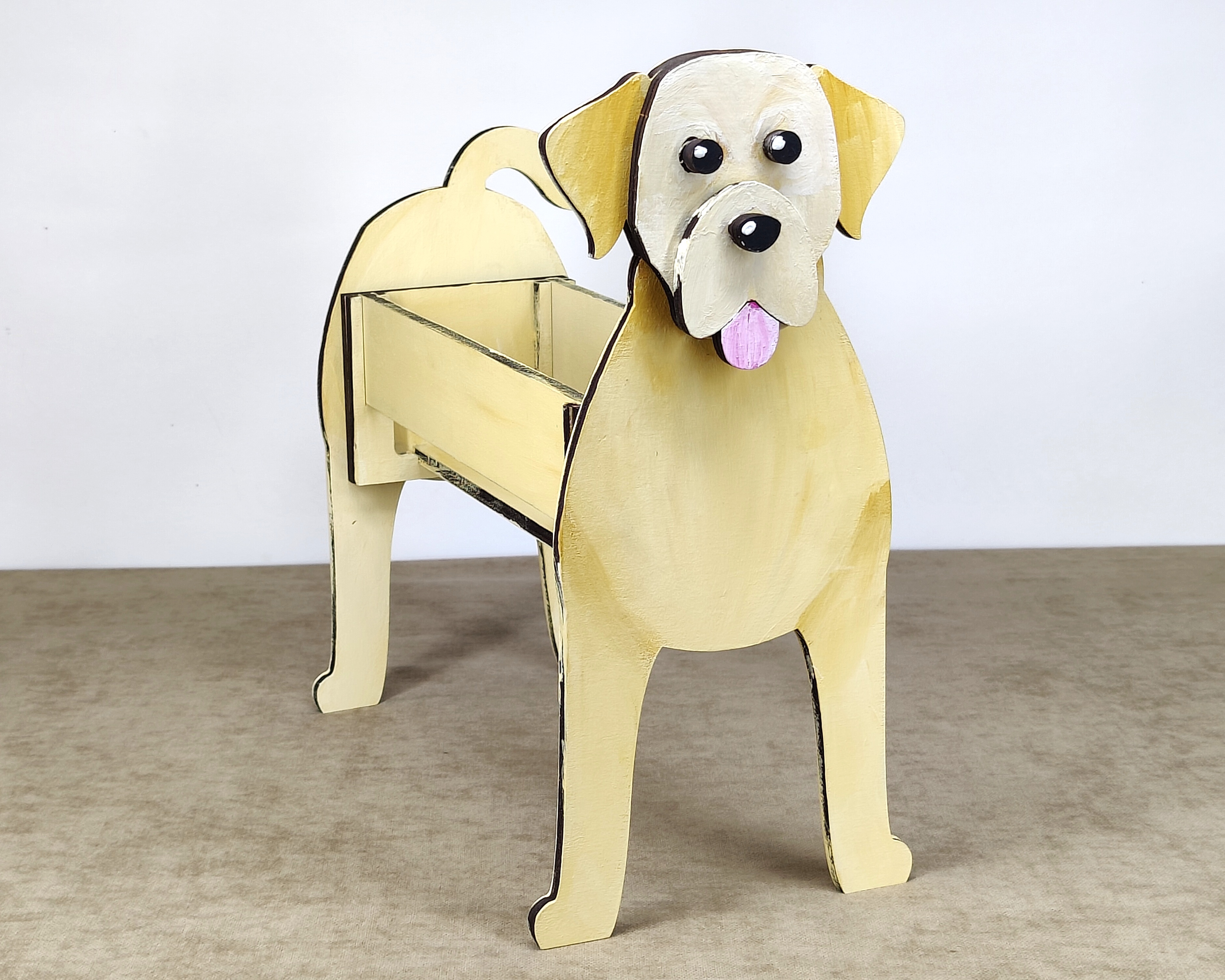 imagem do arquivo vetor para download Caixa Cão Labrador retriever