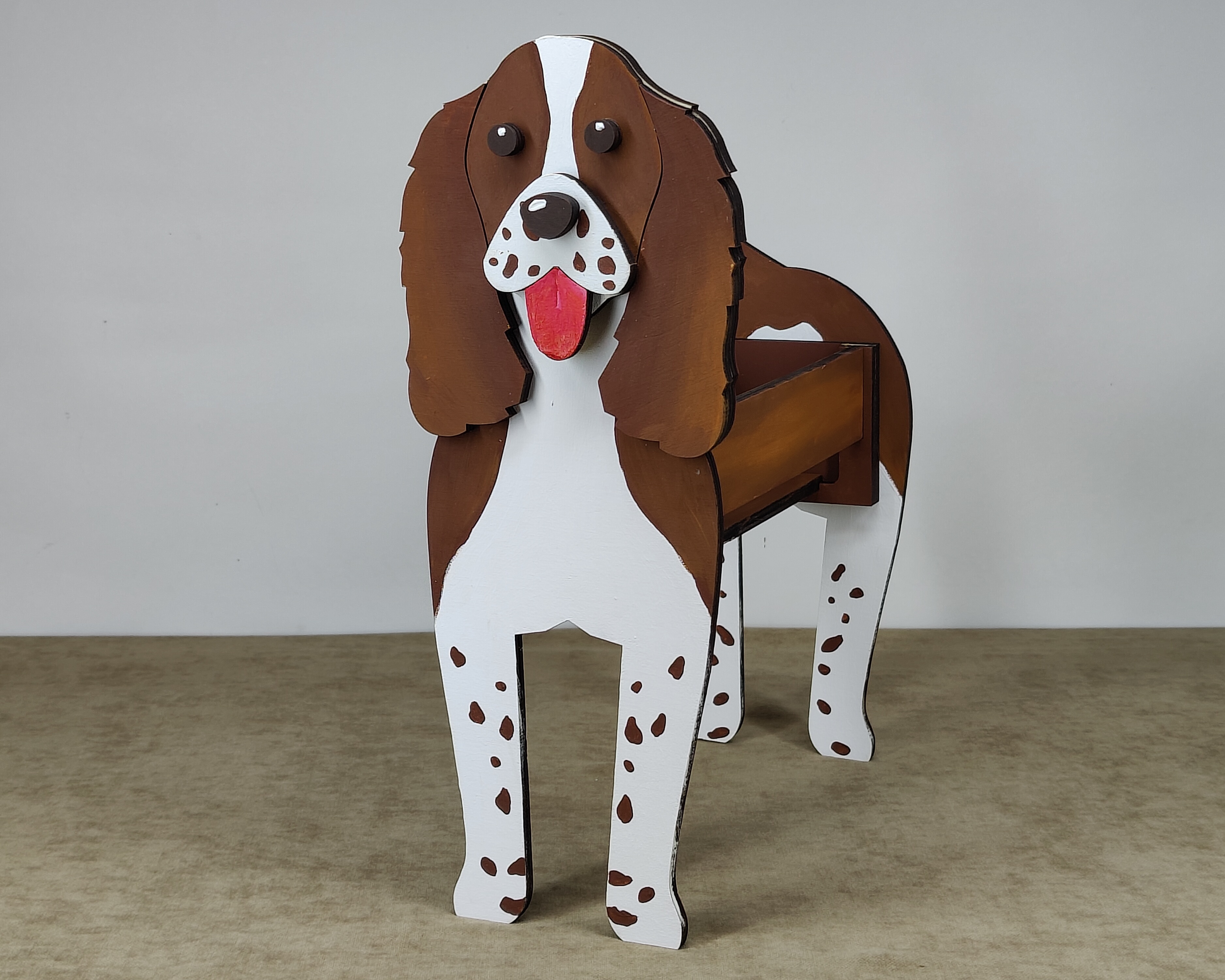 imagem do arquivo vetor para download Caixa Cão Springer spaniel inglês