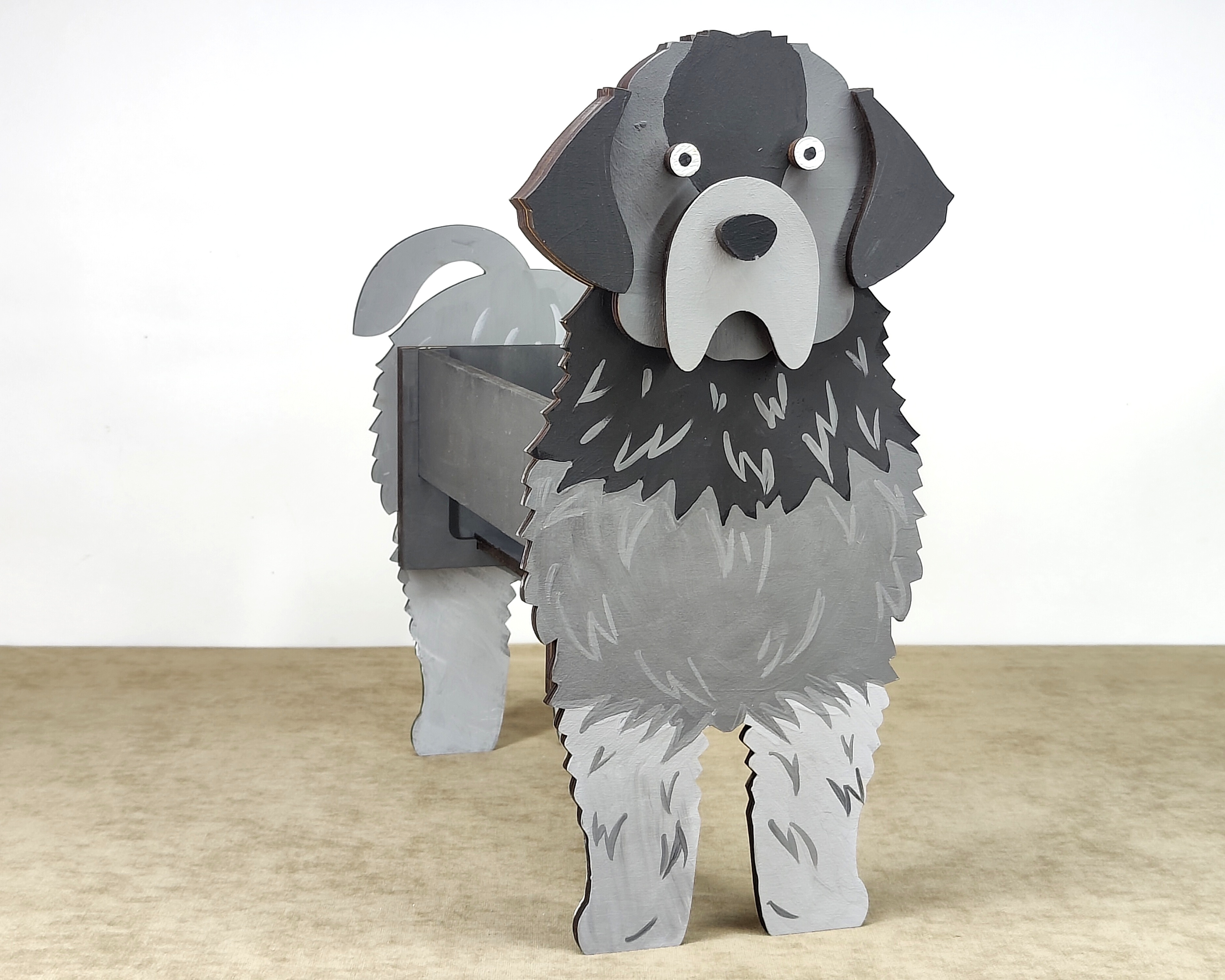 imagem do arquivo vetor para download Caixa Cão Terra nova