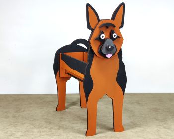 imagem do arquivo vetor para download Caixa Cão Pastor alemão