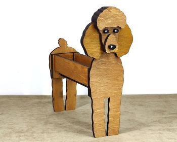 imagem do arquivo vetor para download Caixa cão Poodle