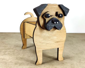 imagem do arquivo vetor para download Caixa cão Saint Berdoodle