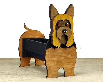 imagem do arquivo vetor para download Caixa cão Silky terrier australiano