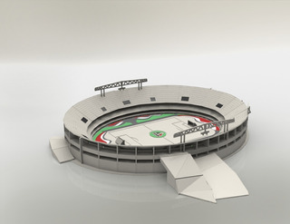 imagem do arquivo vetor para download Miniatura Estádio Morumbi São Paulo