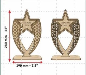 imagem do arquivo vetor para download Troféu estrela